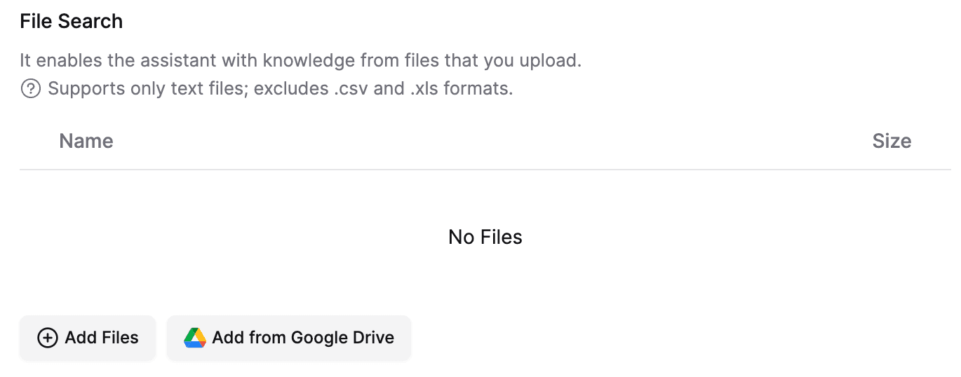 Add from Google Drive