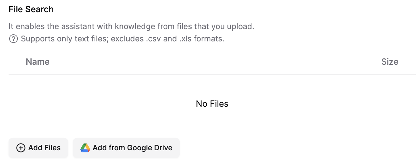 Add from Google Drive